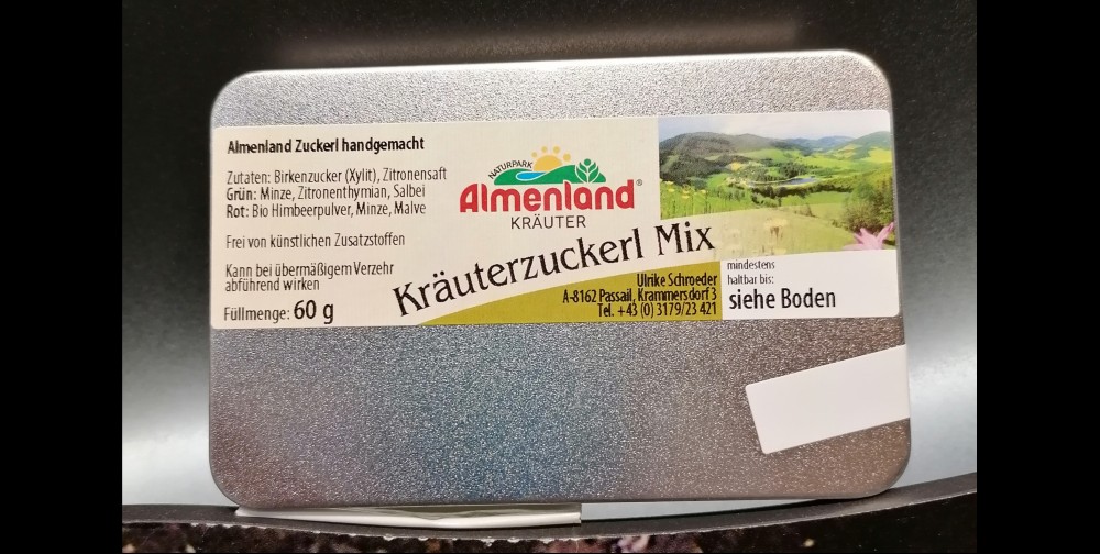 Almenland ZuckerlDose Kräuter 60g